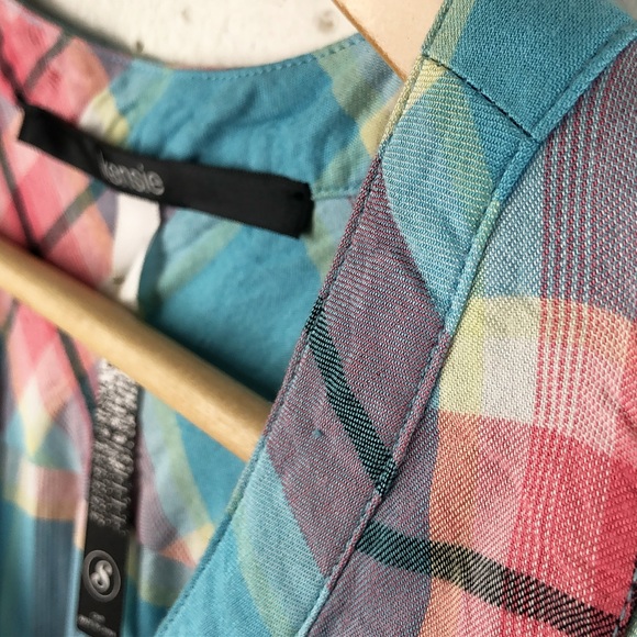 Kensie Plaid Summer Dress - Picture 6 of 9